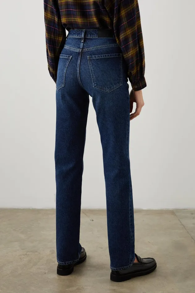 Denim Women Rails Topanga Straight Collegiate Blue