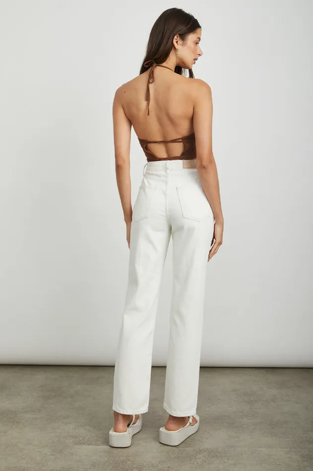 Denim Women Rails Topanga Straight Ecru