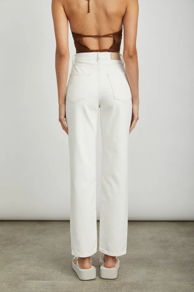 Denim Women Rails Topanga Straight Ecru