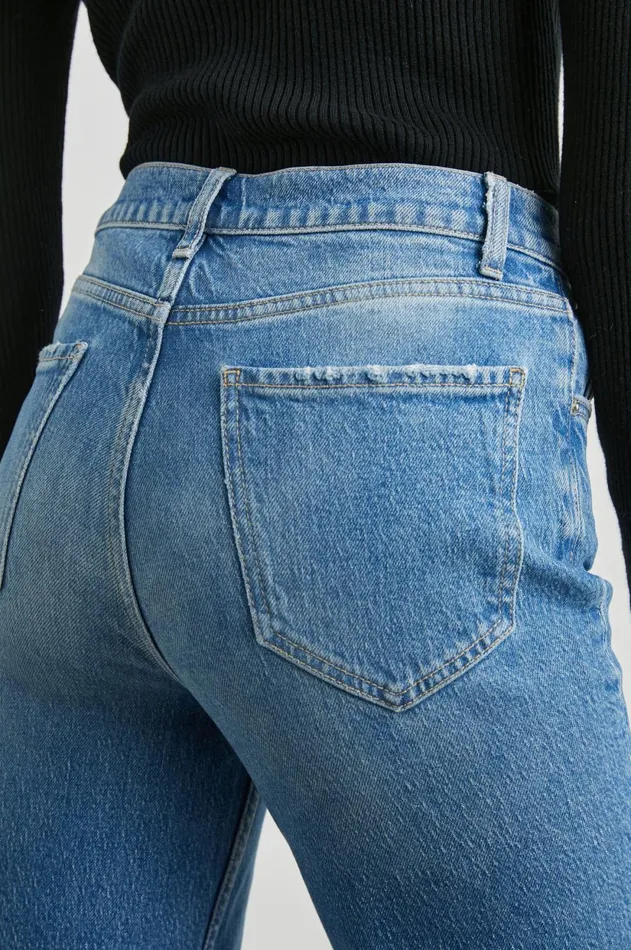 Denim Women Rails Topanga Straight Mazarine