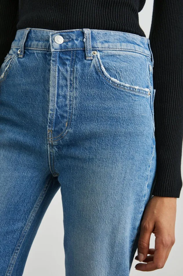 Denim Women Rails Topanga Straight Mazarine