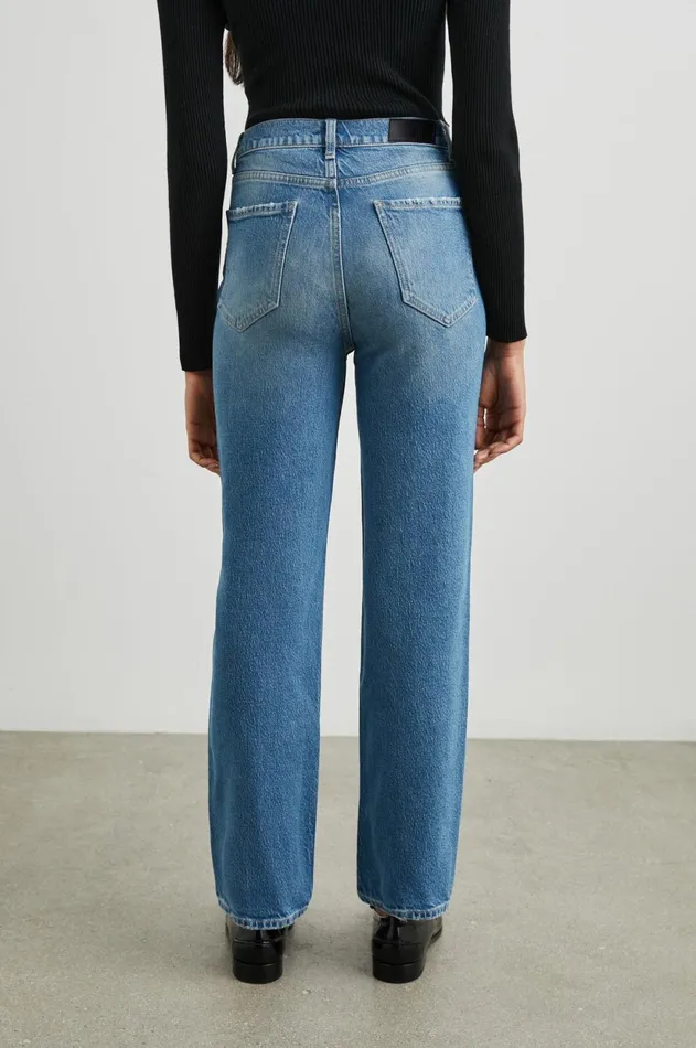 Denim Women Rails Topanga Straight Mazarine
