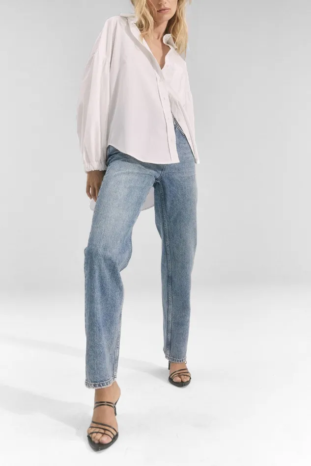Denim Women Rails Topanga Straight Zephyr Blue