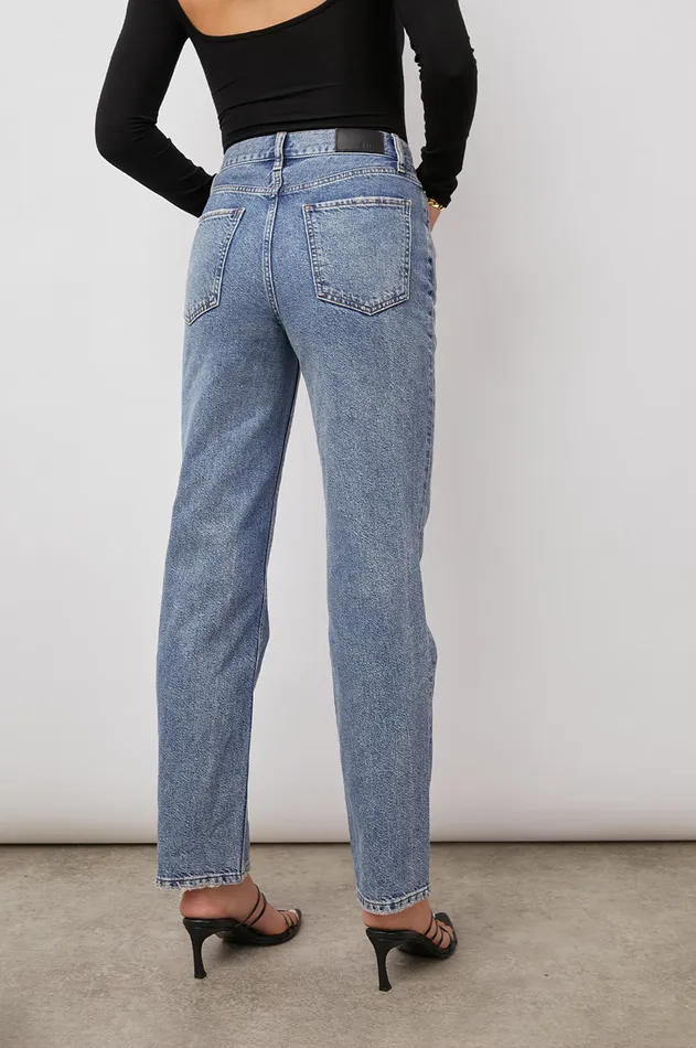Denim Women Rails Topanga Straight Zephyr Blue