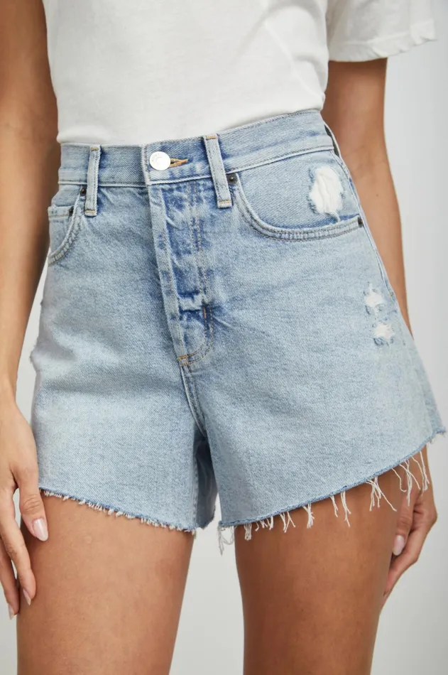 Denim Women Rails Zuma Short Cloud Stone Distress