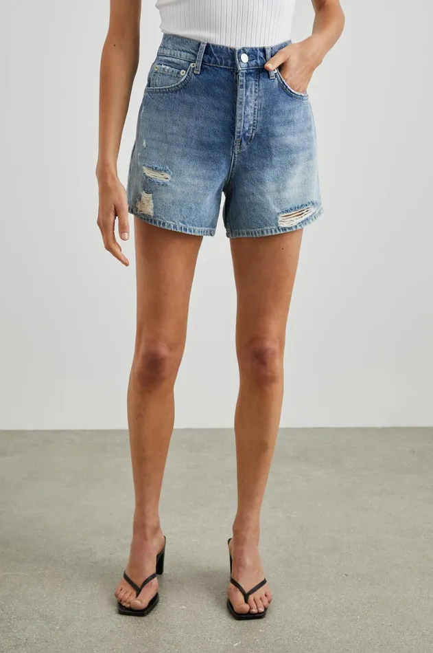 Denim Women Rails Zuma Short Mojave Distress