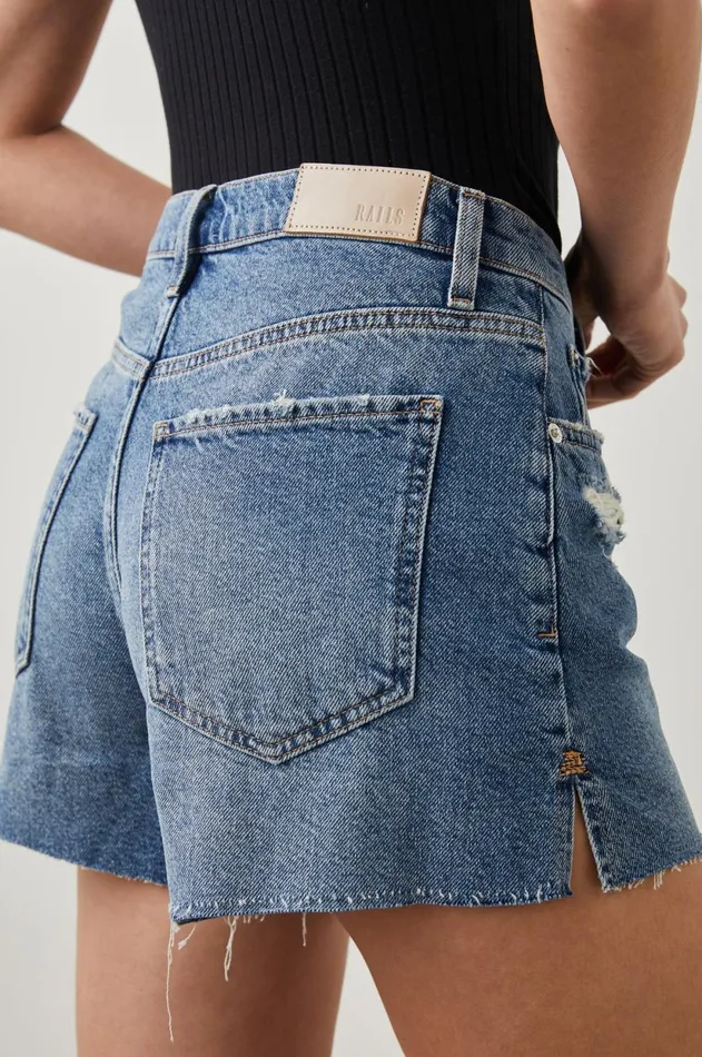 Denim Women Rails Zuma Short Vintage Sapphire Distress