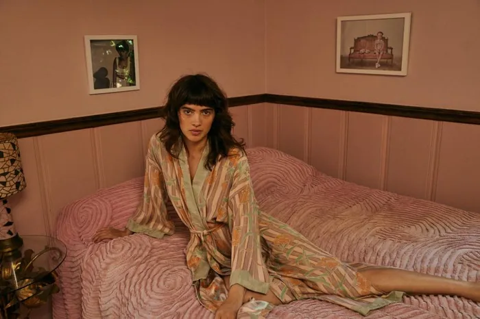 Diane Long Robe Chamomile Apricot Women Natalie Martin Dresses Diane Long Robe Chamomile Apricot Women Natalie Martin Dresses