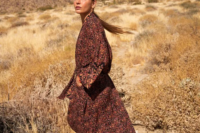 Diane Long Robe Petite Fleur Noire Women Natalie Martin Dresses