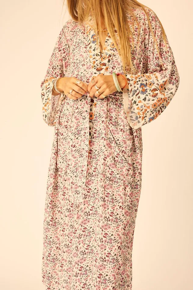 Diane Long Robe Petite Fleur Rose Women Natalie Martin Dresses