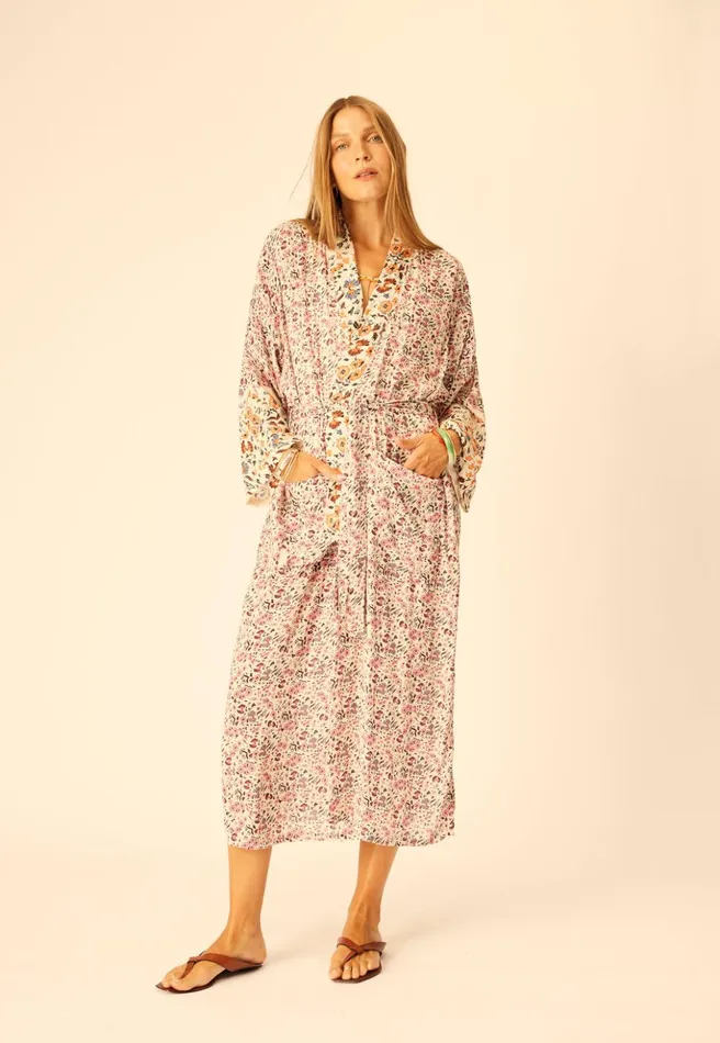 Diane Long Robe Petite Fleur Rose Women Natalie Martin Dresses