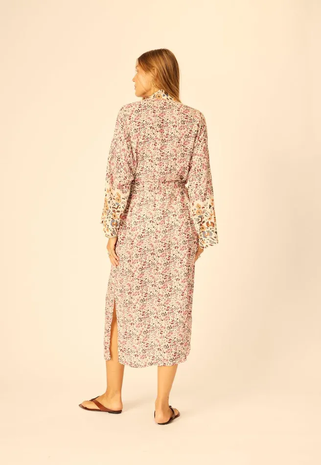 Diane Long Robe Petite Fleur Rose Women Natalie Martin Dresses