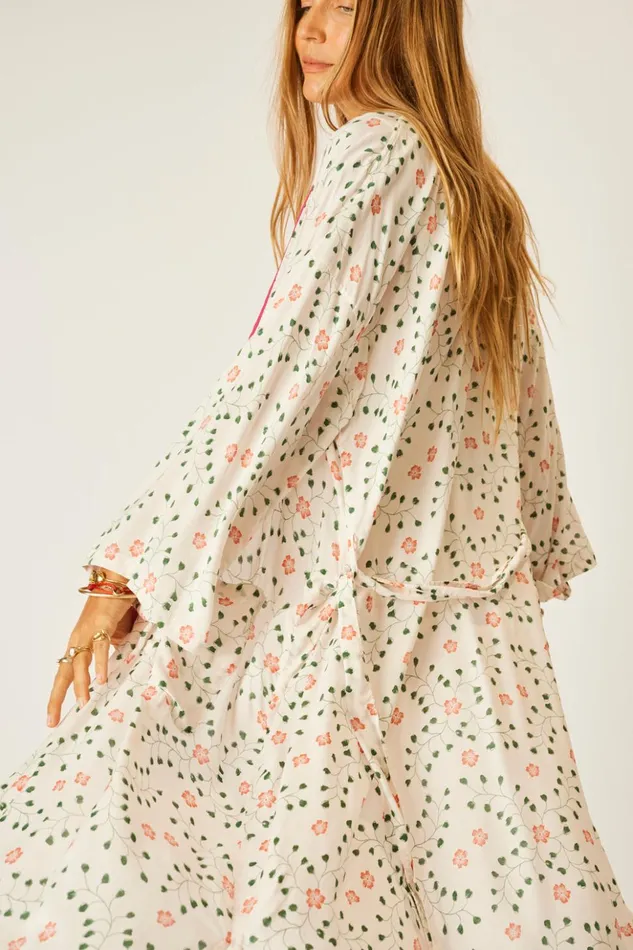 Diane Long Robe Pinwheel Cotton Women Natalie Martin Dresses Diane Long Robe Pinwheel Cotton Women Natalie Martin Dresses