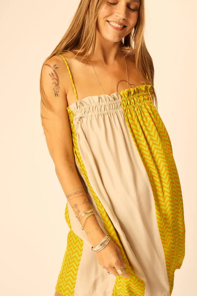 Donna Dress Block Zigzag Tangerine Women Natalie Martin Dresses