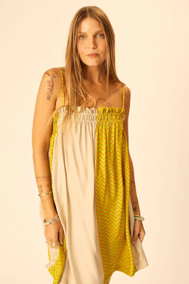 Donna Dress Block Zigzag Tangerine Women Natalie Martin Dresses