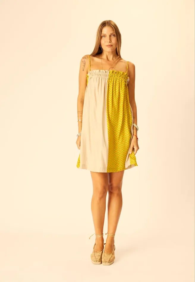 Donna Dress Block Zigzag Tangerine Women Natalie Martin Dresses