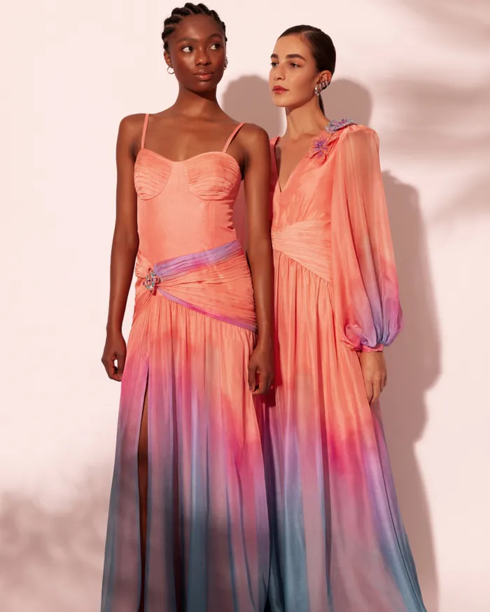 Dresses and Jumpsuits Women Patbo Degrade Long Dress Degrade
