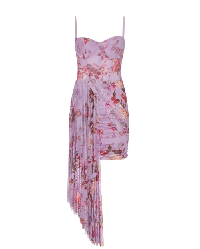 Dresses and Jumpsuits Women Patbo Floral Haze Bustier Mini Dress Violet