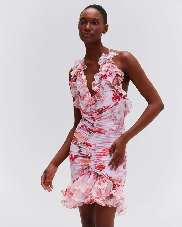 Dresses and Jumpsuits Women Patbo Floral Haze Stretch Tulle Sleeveless Mini Dress Vapor Dresses and Jumpsuits Women Patbo Floral Haze Stretch Tulle Sleeveless Mini Dress Vapor