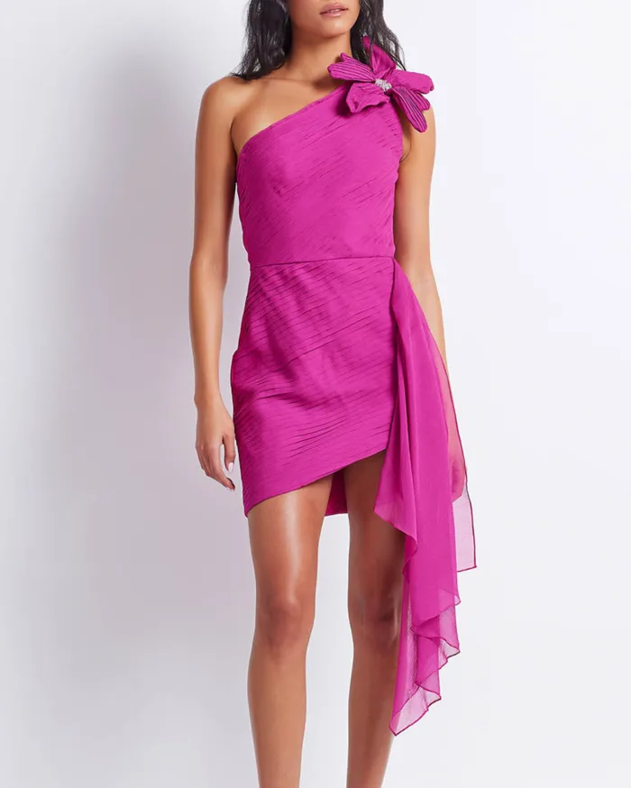 Dresses and Jumpsuits Women Patbo Flower Appliqu Mini Dress Pink