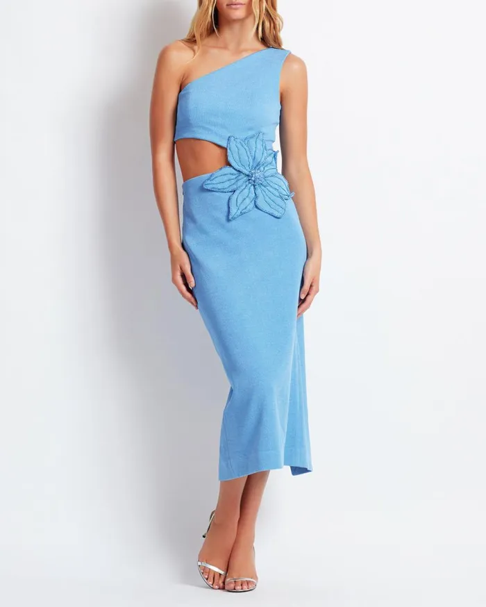 Dresses and Jumpsuits Women Patbo Flower Applique Midi Dress Sky