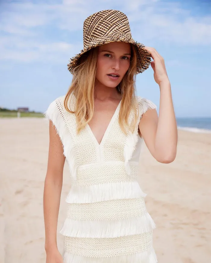 Dresses and Jumpsuits Women Patbo Fringe Midi Dress Ivory
