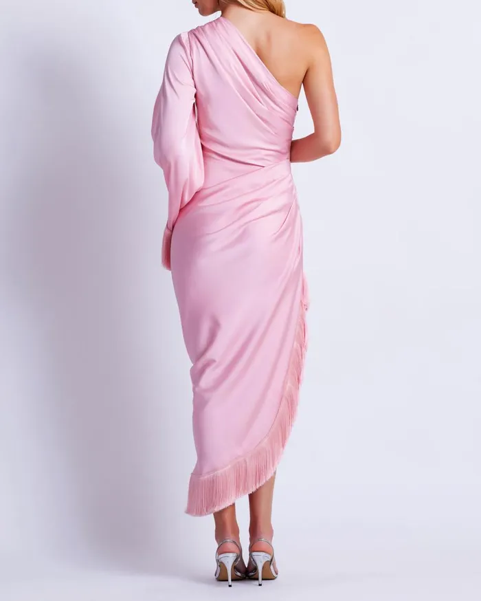 Dresses and Jumpsuits Women Patbo Fringe Trim Oscar Dress Light Pink