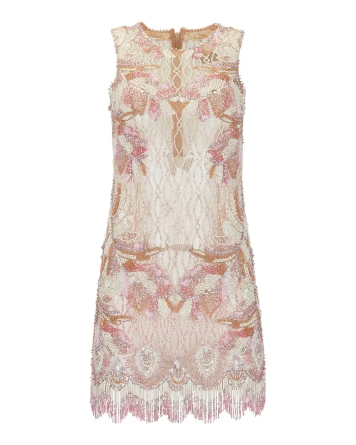 Dresses and Jumpsuits Women Patbo HandBeaded Sleeveless Mini Dress Multi Dresses and Jumpsuits Women Patbo HandBeaded Sleeveless Mini Dress Multi