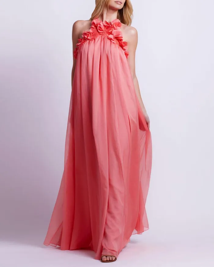 Dresses and Jumpsuits Women Patbo HandEmbroidered 3d Flower Gown Pche