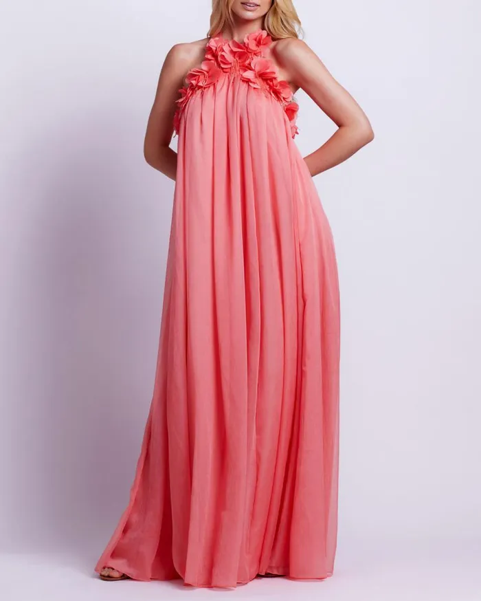 Dresses and Jumpsuits Women Patbo HandEmbroidered 3d Flower Gown Pche