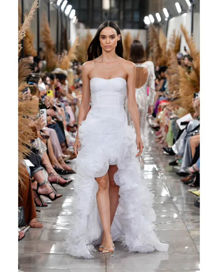 Dresses and Jumpsuits Women Patbo HandEmbroidered Strapless Gown White Dresses and Jumpsuits Women Patbo HandEmbroidered Strapless Gown White