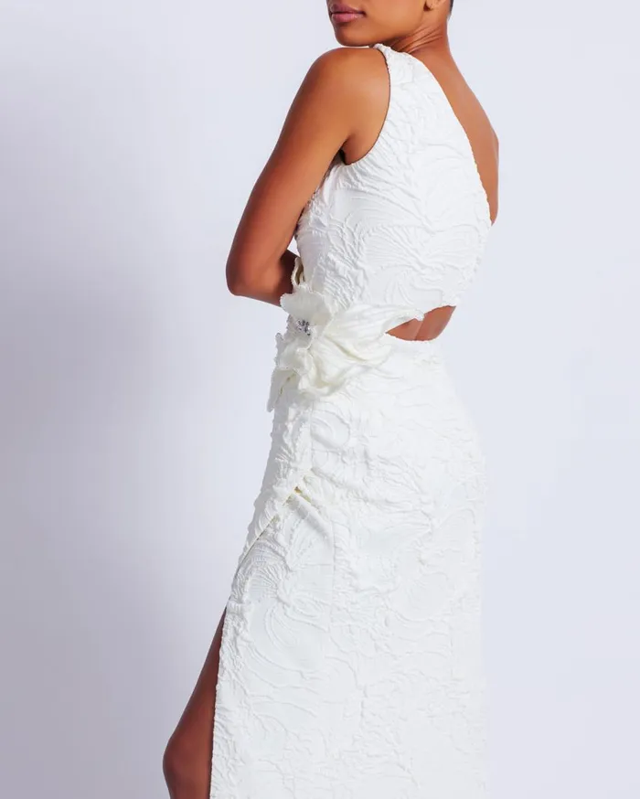 Dresses and Jumpsuits Women Patbo Jacquard Maxi Dress White