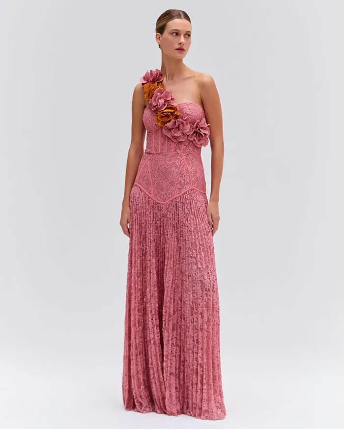 Dresses and Jumpsuits Women Patbo Lace Bustier Maxi Dress Rose Dresses and Jumpsuits Women Patbo Lace Bustier Maxi Dress Rose
