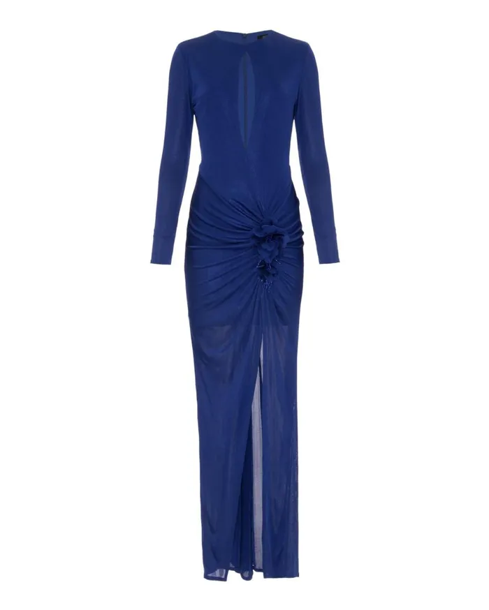 Dresses and Jumpsuits Women Patbo Metallic Jersey Keyhole Maxi Dress Sapphire