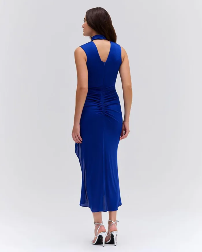 Dresses and Jumpsuits Women Patbo Metallic Jersey Sleeveless Midi Dress Sapphire