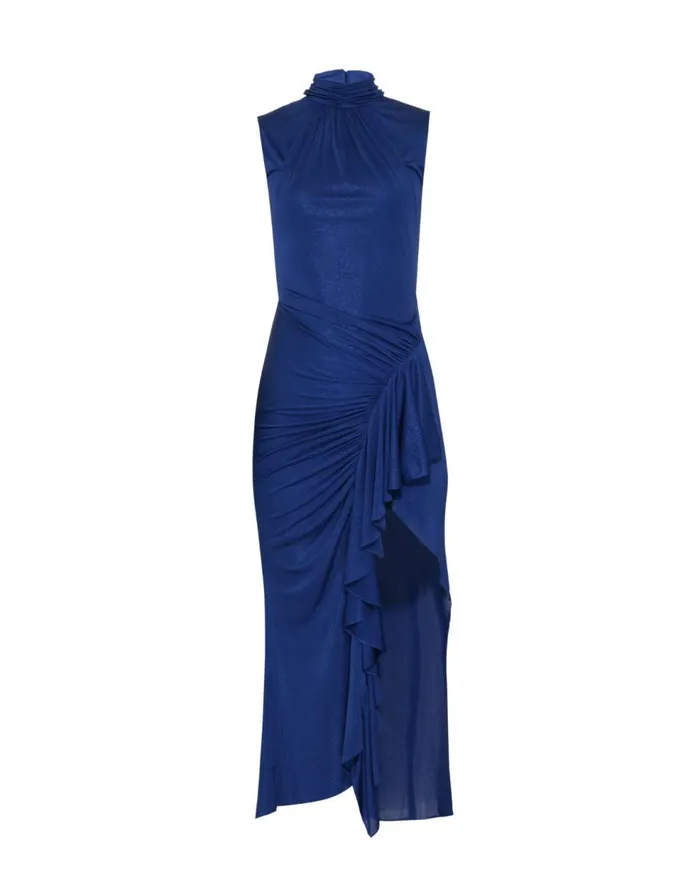 Dresses and Jumpsuits Women Patbo Metallic Jersey Sleeveless Midi Dress Sapphire