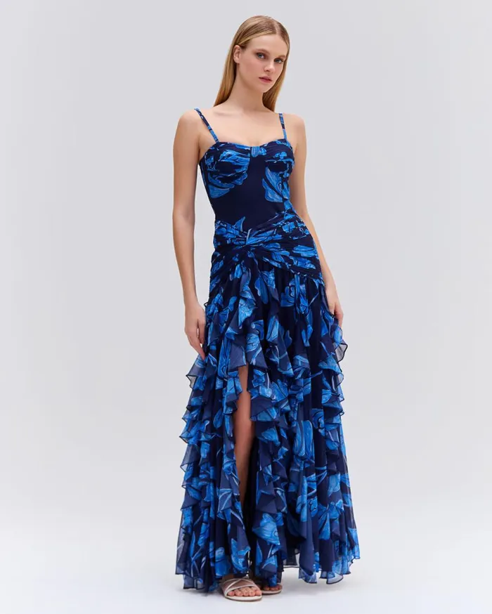 Dresses and Jumpsuits Women Patbo Nightflower Bustier Maxi Dress Indigo