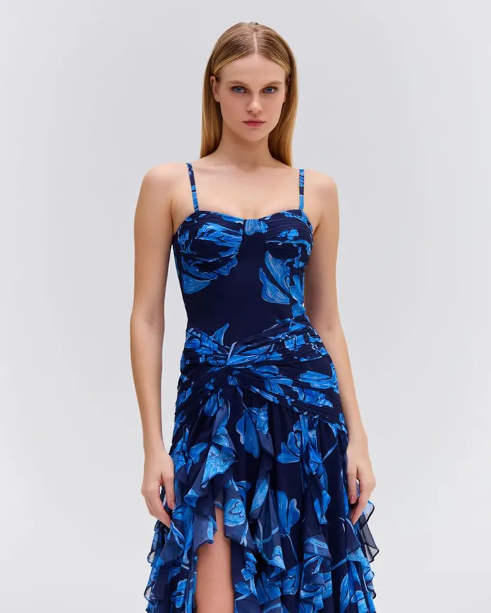 Dresses and Jumpsuits Women Patbo Nightflower Bustier Maxi Dress Indigo