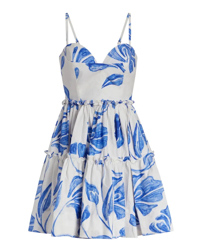 Dresses and Jumpsuits Women Patbo Nightflower Cotton Mini Dress White