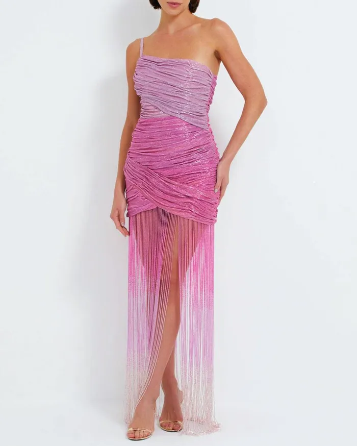 Dresses and Jumpsuits Women Patbo Ombre Beaded Gown Pop Pink