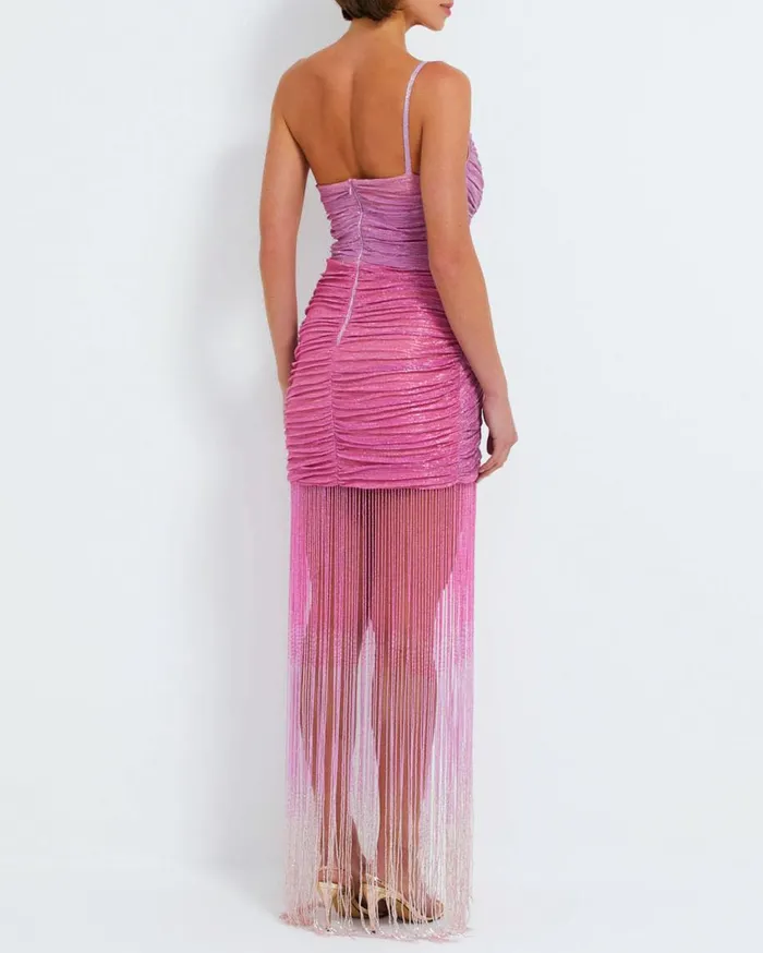 Dresses and Jumpsuits Women Patbo Ombre Beaded Gown Pop Pink