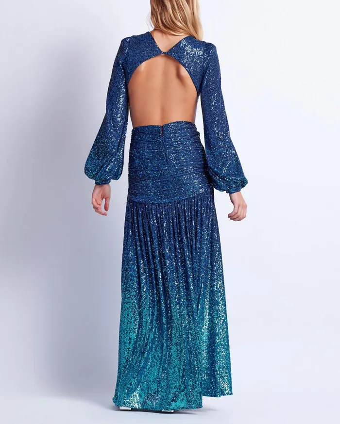 Dresses and Jumpsuits Women Patbo Ombre Sequin Gown High Tide