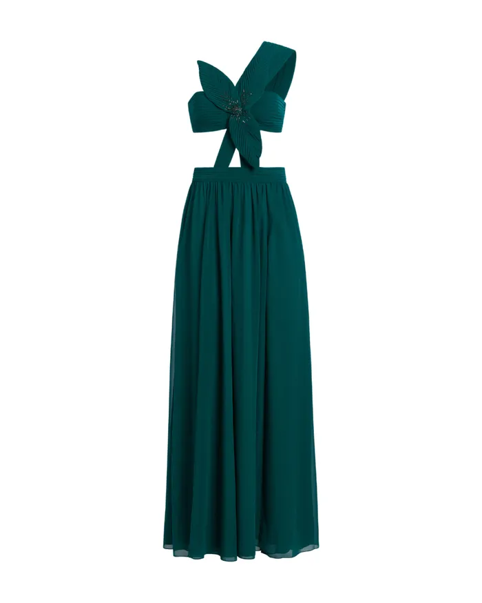 Dresses and Jumpsuits Women Patbo One Shoulder Cutout Flower Gown Galapagos