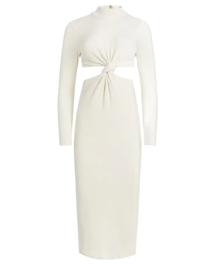 Dresses and Jumpsuits Women Patbo Stretch Knit Midi Dress Ecru