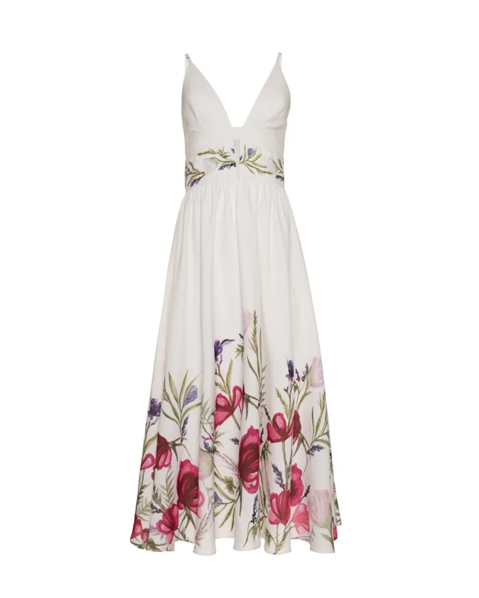 Dresses and Jumpsuits Women Patbo Viera VNeck Midi Dress White