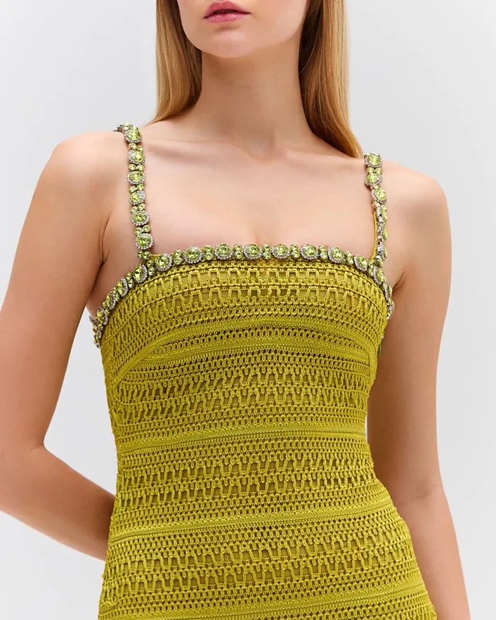 Dresses and Jumpsuits Women Patbo Woven Fringe Maxi Dress Absinthe