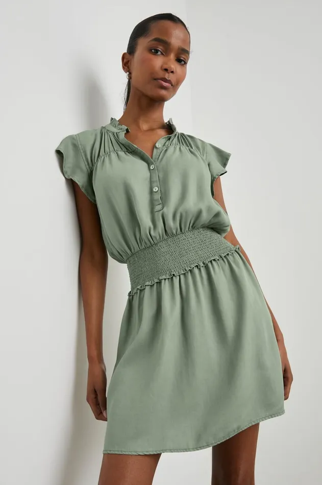 Dresses and Rompers Women Rails Amina Dress Sage Denim