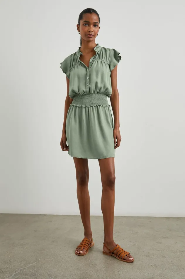 Dresses and Rompers Women Rails Amina Dress Sage Denim