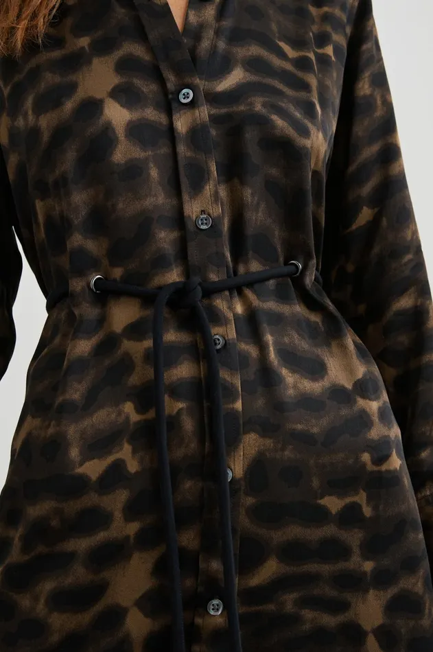 Dresses and Rompers Women Rails Anina Dress Umber Leopard