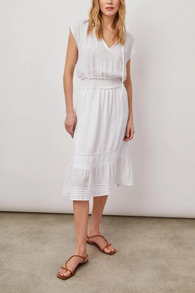 Dresses and Rompers Women Rails Ashlyn Dress White Lace Detail